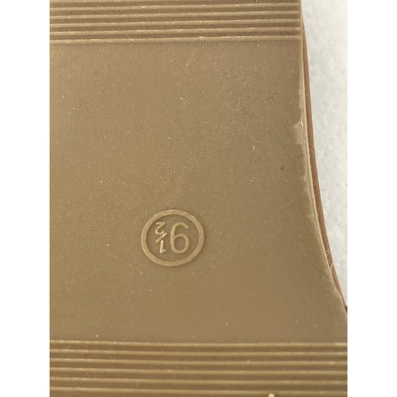 Universal Thread Natural Kora women's size 9.5 sandals slip on Faux Leather - Picture 12 of 16